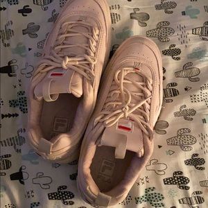 Pink Fila Disrupters